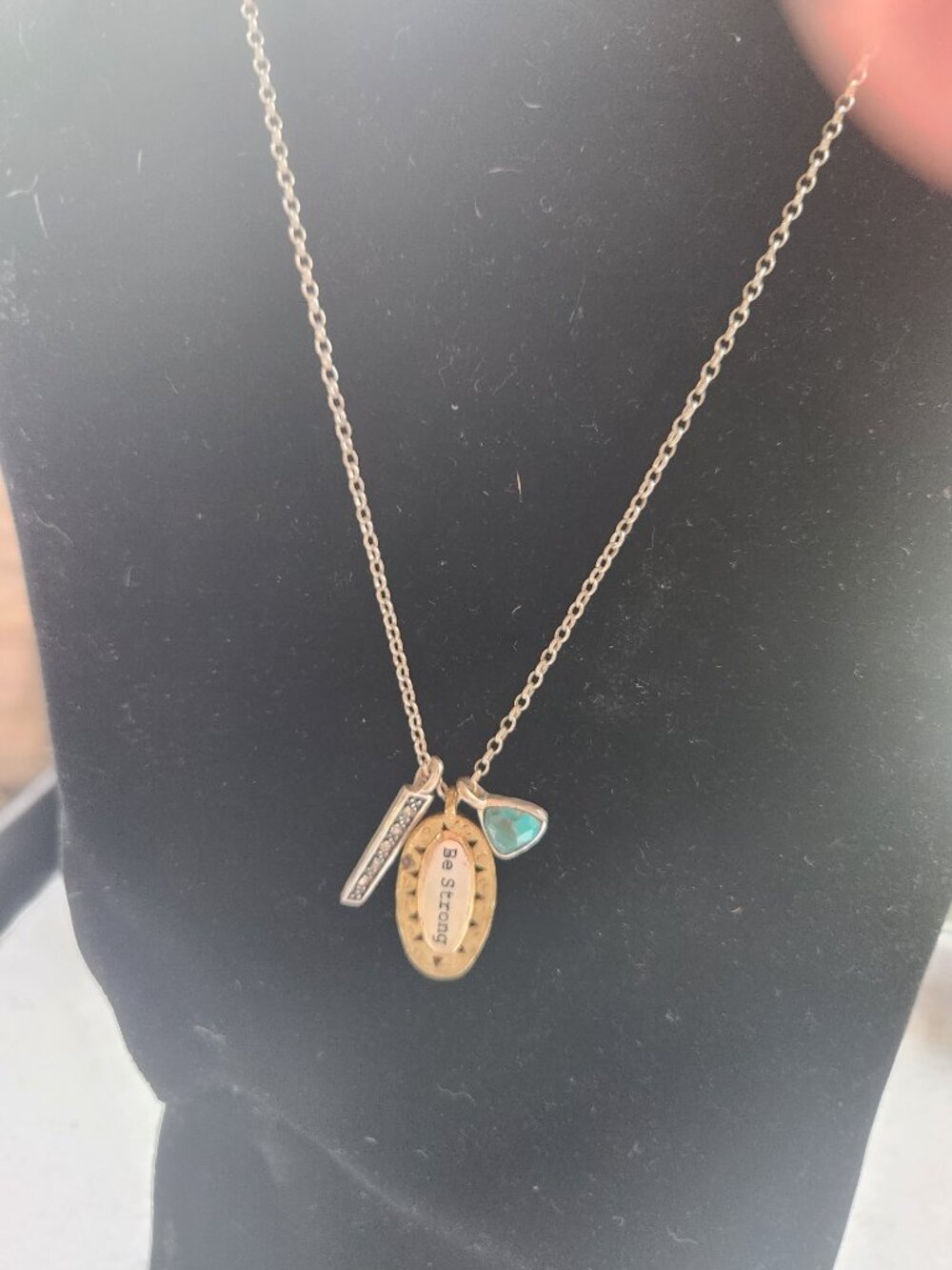 "Be Strong" Necklace - Silpada